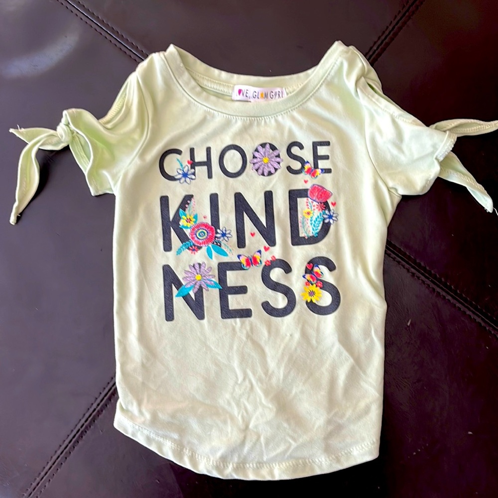 Light green toddler shirt for summer